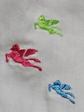 Camicia sartoriale lino Etro taglia L ricami Pegaso