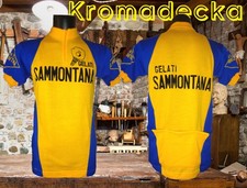 Maglia ciclismo Gelati Sammontana lanetta anni 70-80 Parentini vintage cyclism