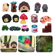  24 Pcs Mini Animali Resina