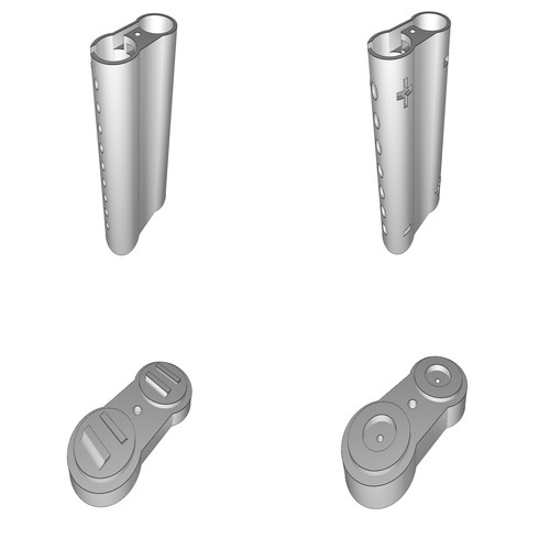 Scatola porta batterie doppia - porta,