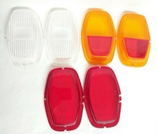 PLASTICHE FANALI PER FIAT 128 SPORT 3P. POSTERIORI KIT BIANCO, BICOLORE, ROSSO