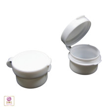 Barattoli Cerniera Cosmetica Contenitore Vuoto Plastica Campione Beauty 3 Ml Bianco (100) 5004