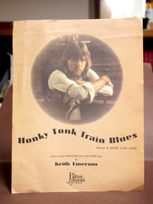Z087_KEITH EMERSON Spartito Honky Tonk Train Blues - Ritmi e canzoni 1977