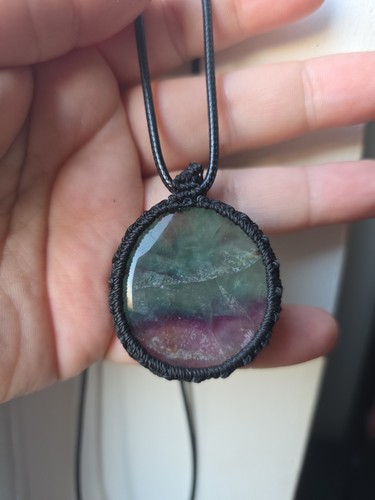 Ciondolo cristallo fluorite