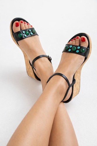 Sandali con zeppa studio - con,
