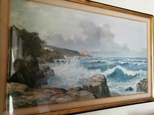 MILLUS " marina " olio su tela 144cm x 91cm  anno 1967