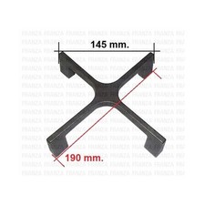 GRIGLIA GHISA 1 FUOCO PIANO