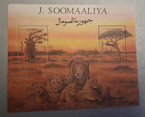 Foglietto francobolli somalia - francobolli,