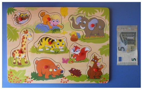 Puzzle incastro legno - in,