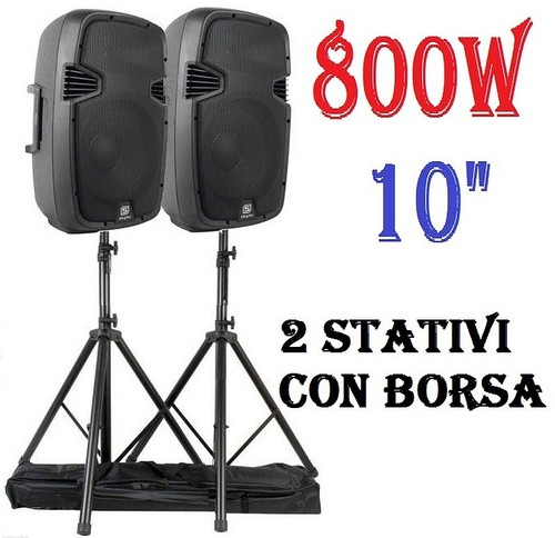 Coppia casse amplificate - casse,