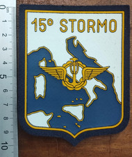 TOPPA PATCH 15°STORMO AERONAUTICA MILITARE - GOMMATO VELCRO - GIOIA DEL COLLE