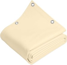 Telone Occhiellato Telo in PVC gr 650 6x6 Impermeabile Resistente per Coperture