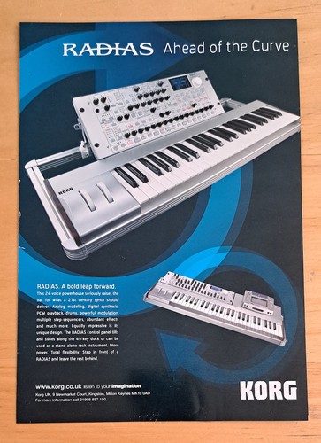 Korg radias sintetizzatore - korg,