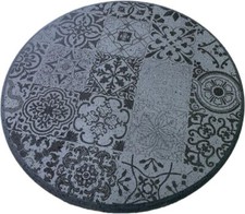 Tavolo maiolica rotondo - maiolica, in