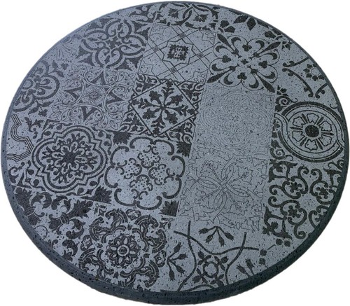 Tavolo maiolica rotondo - maiolica,