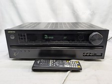 Onkyo HT-R391 Ricevitore Home Theater HDMI a 5.1 canali con pacchetto remoto molto buono