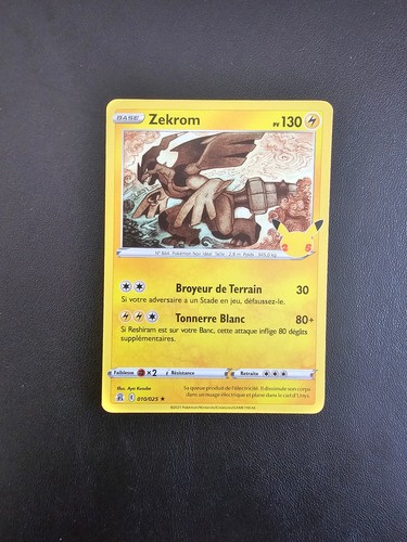 Carte pokemon zekrom 010 - carte,