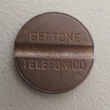 Gettone telefonico senza logo e numero di serie