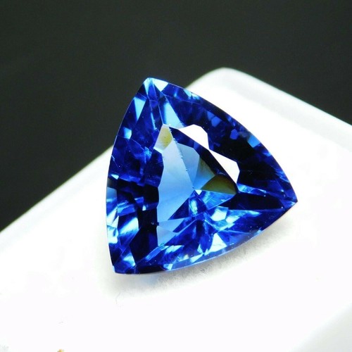 Tanzanite blu taglio trilione - blu,