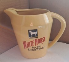Caraffa Jug WHITE HORSE Scotch Whisky, da collezione, vintage, WADE PM ENGLAND