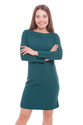 Abito verde dritto taglia us - verde, 4