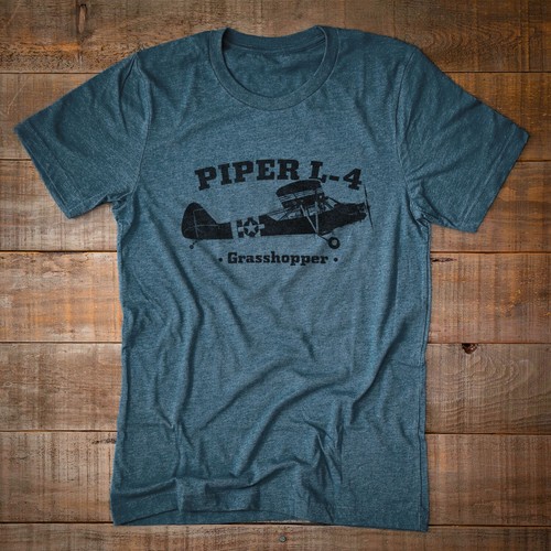 Shirt piper cub - t-shirt, l4