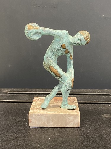 Statua discobolo bronzo - discobolo,
