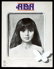 ADA O ARDORE poster manifesto Vladimir Nabokov Romanzo Mondadori Ucronia I50