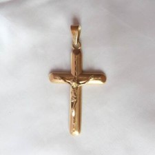 ciondolo crocefisso oro 750