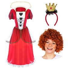 COSTUME DONNA REGINA DI CUORI