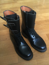 Vintage Military Army Police boots 1985 handmade in Italy Eu 41 US 8.5 UK 7.5