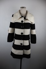 ROCCOBAROCCO CAPPOTTO GIACCA DONNA TG 42 WOMAN COAT VINTAGE LANA A RIGHE