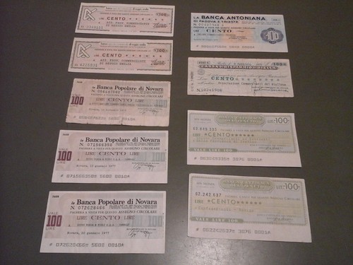 Miniassegni lotto pezzi - miniassegni,