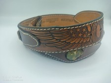 Cintura Senza Fibbia Vintage El Charro In Pelle