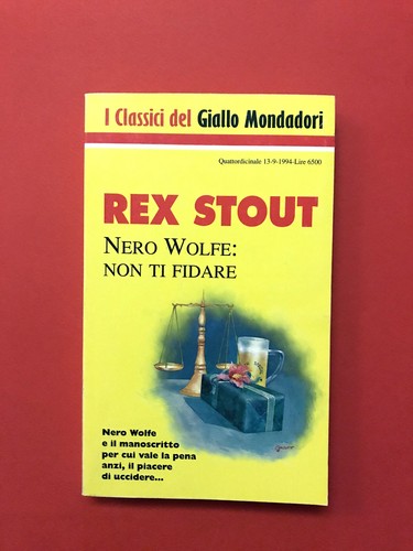 Nero wolfe non fidare - nero,
