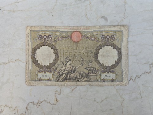 Banconota 100 cento - da, lire