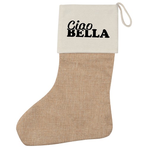 Calza natalizia ciao bella - natalizia,