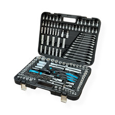 VALIGETTA DI UTENSILI 216 PEZZI CON BUSSOLE ESAGONALI PROFESSIONAL