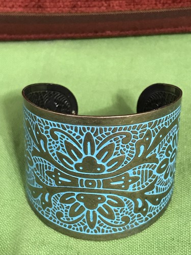 Bracciale ottone inciso - in,