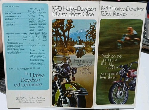Brochure harley davidson - 2x,