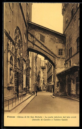 Cartolina firenze chiesa - cartolina, di