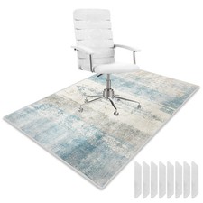 AIHSUMC Tappetino per sedia da ufficio, 122 x 92 cm, antigraffio, (n2a)