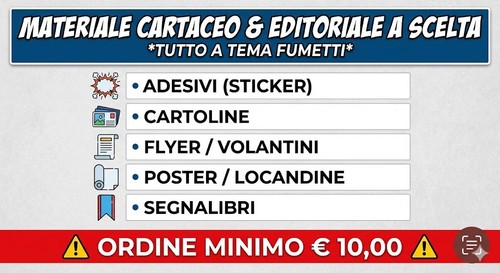 Fumetti adesivi cartoline - fumetti,