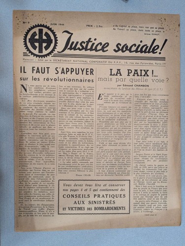 Justice sociale bulletin ppf - sociale,,
