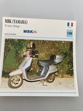 MBK Scooter 50 Attivo Yamaha Beluga Carta Moto Da Collezione Atlas