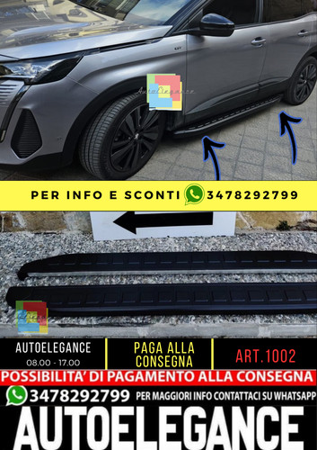 1002 pedane laterali peugeot - pedane,