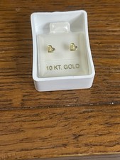 Orecchini cuore piccolo oro 10