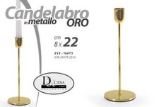CANDELABRO COLORE ORO