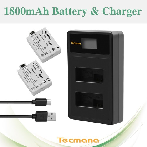 Batteria 1800mah per canon - 1800mah,