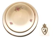 servizio di piatti in porcellana da 18 pezzi rifiniti in Oro, anni '50